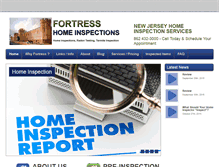 Tablet Screenshot of fortresshomeinspection.com